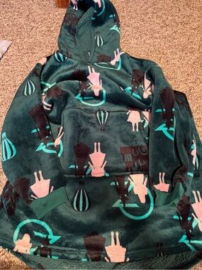 WICKED fleece blanket hoodie